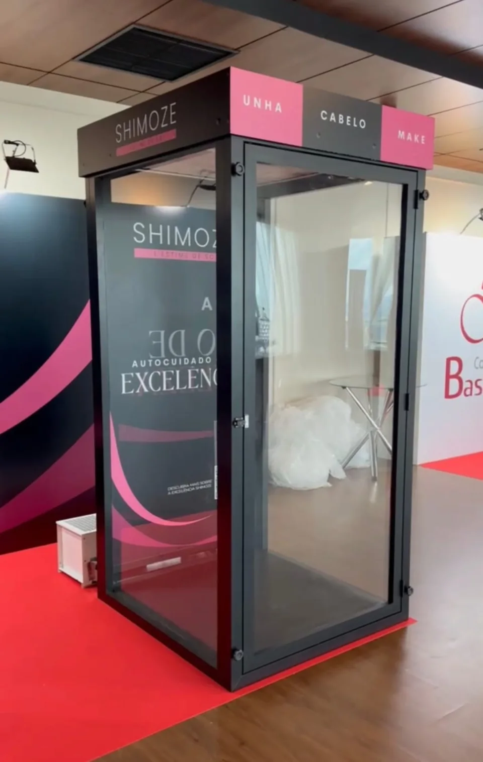 Cabine de Prêmios com Vento — projeto Shimoze